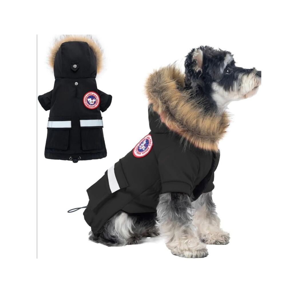 PINA Small Dog Coat Waterproof, Snow Jacket Medium